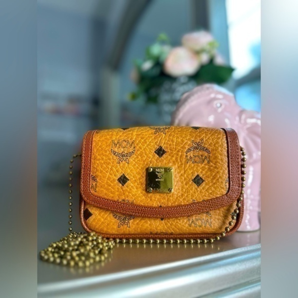 MCM Visetos Crossbody Mini Purse Handbag